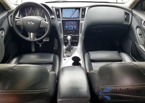 2015 Infiniti Q50 Sport z USA, uszkodzony, nr VIN JN1BV7AP0FM333236